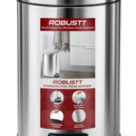 Robustt 5L Stainless Steel Pedal Dustbin Silver Small Trash Can for Home