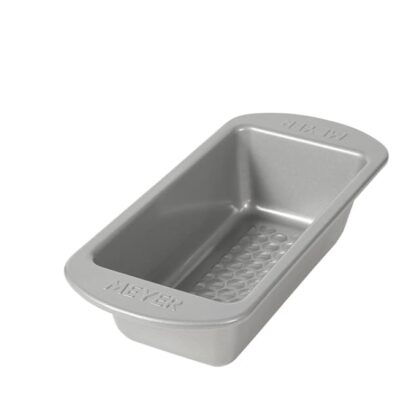 Meyer Bakemaster Carbon Steel Non-Stick Loaf Tin 2LB – Rectangle Bread & Cake Baking Pan with Durable Nonstick Coating (Grey)